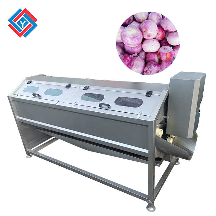 全自動(dòng)毛刷清洗去皮機JYTR-2800